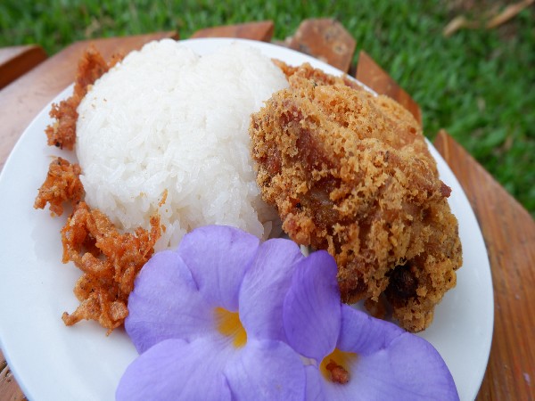 สะโพกไก่ทอด