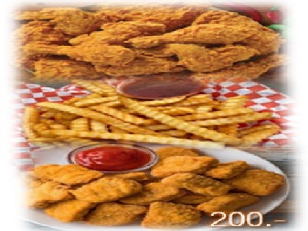 เฟรนฟราย+นักเก็ต+น่องไก่ทอด