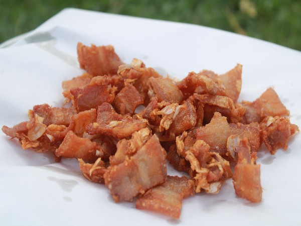 หมูสามชั้นทอดน้ำปลา